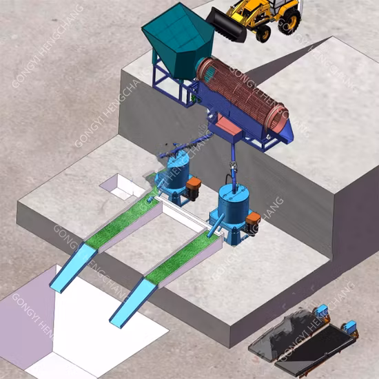 Аллювиальная порода Золоторудная руда Гравитационная центробежная концентратор Knelson Falcon