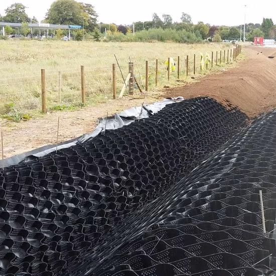 Продукция для земляных работ Геоячейки HDPE для стабилизатора грунта подпорной стены